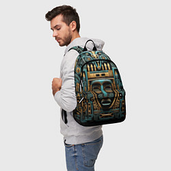 Рюкзак Орнамент с маской в египетском стиле, цвет: 3D-принт — фото 2