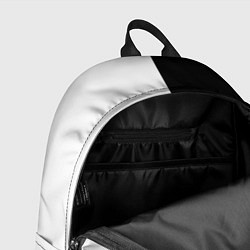 Рюкзак Kudo черно-белое, цвет: 3D-принт — фото 2