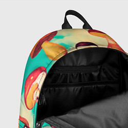 Рюкзак Грибы в небе паттерн, цвет: 3D-принт — фото 2