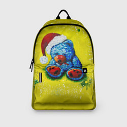 Рюкзак Плюшевый синий Санта, цвет: 3D-принт — фото 2