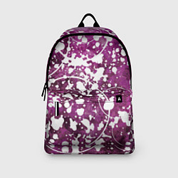 Рюкзак Абстракция - круги на пурпурном, цвет: 3D-принт — фото 2
