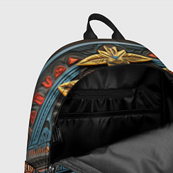 Рюкзак Орнамент в стиле африканских племён, цвет: 3D-принт — фото 2