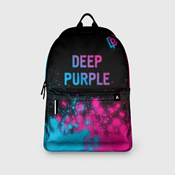 Рюкзак Deep Purple - neon gradient посередине, цвет: 3D-принт — фото 2