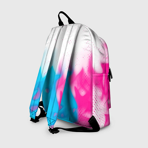 Рюкзак Nissan neon gradient style посередине / 3D-принт – фото 2