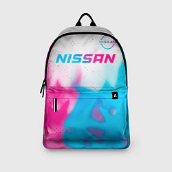Рюкзак Nissan neon gradient style посередине, цвет: 3D-принт — фото 2