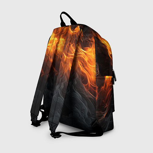 Рюкзак Огонь и дым / 3D-принт – фото 2
