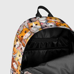 Рюкзак Очень много котиков, цвет: 3D-принт — фото 2