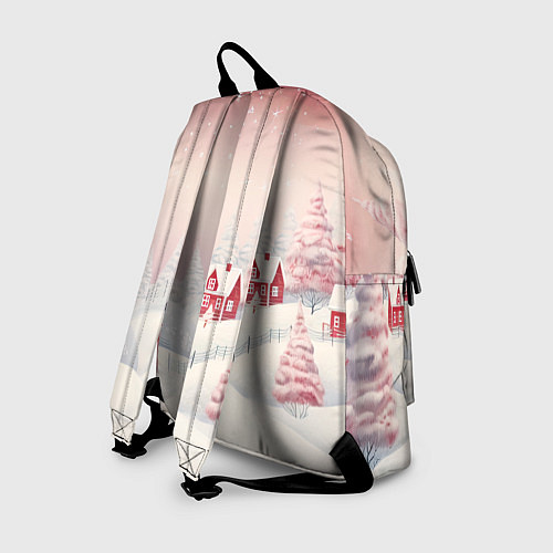 Рюкзак Снежное сияние ночи / 3D-принт – фото 2