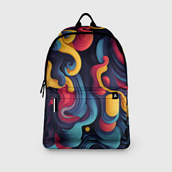 Рюкзак Цветной хаос, цвет: 3D-принт — фото 2