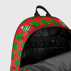 Рюкзак Рождественские ёлки, цвет: 3D-принт — фото 2