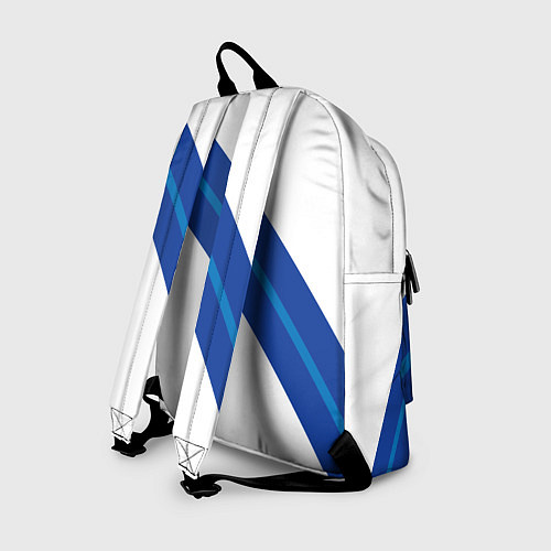 Рюкзак Volvo - white and blue / 3D-принт – фото 2