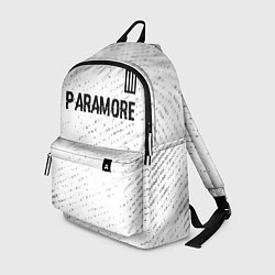 Рюкзак Paramore glitch на светлом фоне посередине, цвет: 3D-принт