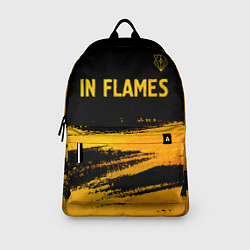 Рюкзак In Flames - gold gradient посередине, цвет: 3D-принт — фото 2