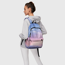 Рюкзак Нежные краски неба, цвет: 3D-принт — фото 2