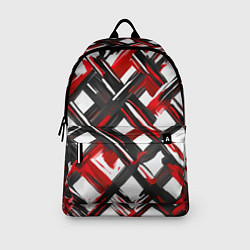 Рюкзак Красные и чёрные мазки, цвет: 3D-принт — фото 2