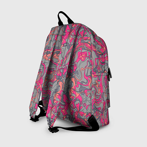 Рюкзак Розовый серый сон / 3D-принт – фото 2