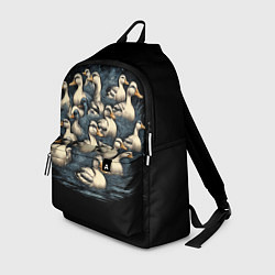 Рюкзак Утки в пруду, цвет: 3D-принт