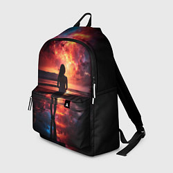 Рюкзак Девушка на закате - космос, цвет: 3D-принт