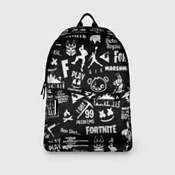 Рюкзак Fortnite alllogo black, цвет: 3D-принт — фото 2