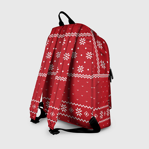 Рюкзак Новогодний свитер с драконами / 3D-принт – фото 2