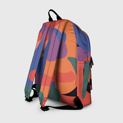 Рюкзак Цветные кляксы / 3D-принт – фото 2