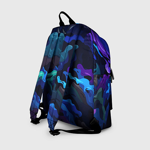Рюкзак Камуфляж из разноцветных красок / 3D-принт – фото 2
