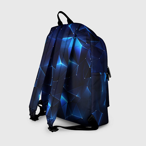 Рюкзак Синяя геометрическая абстракция / 3D-принт – фото 2