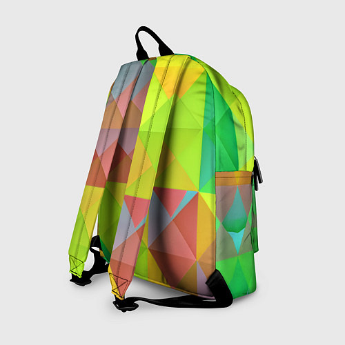 Рюкзак Разноцветные фигуры / 3D-принт – фото 2