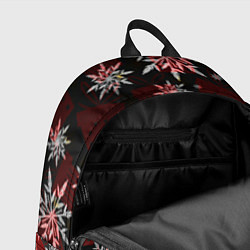 Рюкзак Рождественские снежинки, цвет: 3D-принт — фото 2
