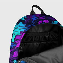Рюкзак Абстрактный камуфляж в кислотных абстрактных пятна, цвет: 3D-принт — фото 2