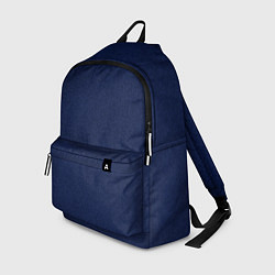 Рюкзак Однотонный тёмно-синий текстура