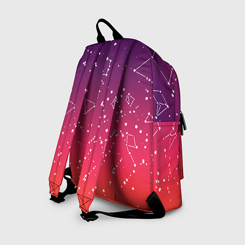 Рюкзак Созвездия в розовом небе / 3D-принт – фото 2
