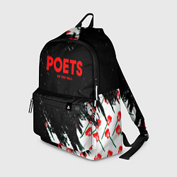 Рюкзак Poets of the fall розы лого краски, цвет: 3D-принт