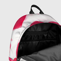 Рюкзак Акварельные красные сердечки, цвет: 3D-принт — фото 2