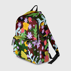 Рюкзак Гавайская цветочная расцветка, цвет: 3D-принт