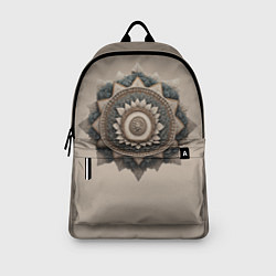 Рюкзак Защитный орнамент- щит из дерева резной, цвет: 3D-принт — фото 2
