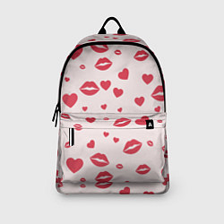 Рюкзак Поцелуйчики паттерн, цвет: 3D-принт — фото 2