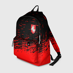 Рюкзак Герб Белоруссии краски красные, цвет: 3D-принт