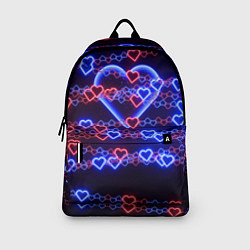 Рюкзак Оковы-сердца, синяя половинка, цвет: 3D-принт — фото 2