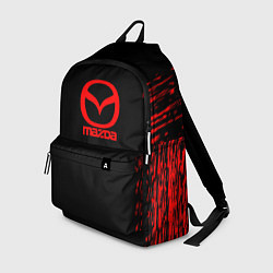 Рюкзак Mazda краски красные штрихи, цвет: 3D-принт