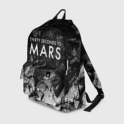 Рюкзак Thirty Seconds to Mars black graphite, цвет: 3D-принт