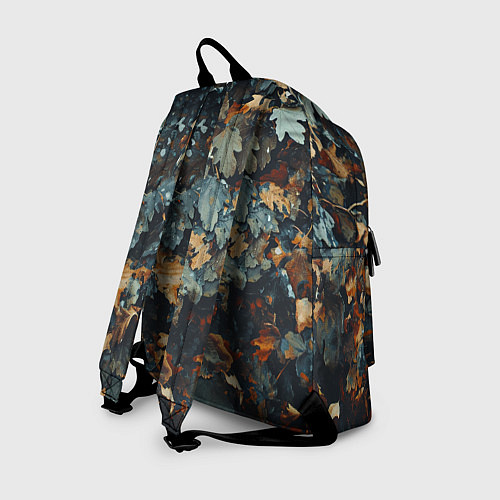 Рюкзак Реалистичный камуфляж из сухих листьев / 3D-принт – фото 2