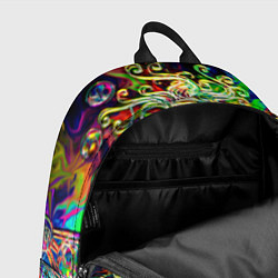 Рюкзак Знаковые пузырьки, цвет: 3D-принт — фото 2