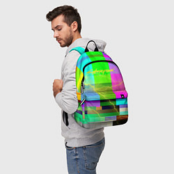 Рюкзак Syberpunk молнии экран, цвет: 3D-принт — фото 2