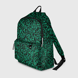 Рюкзак Абстрактный полосатый зелёный