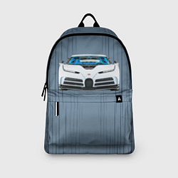 Рюкзак Bugatti Centodieci - белая бугатти чентодиечи, цвет: 3D-принт — фото 2