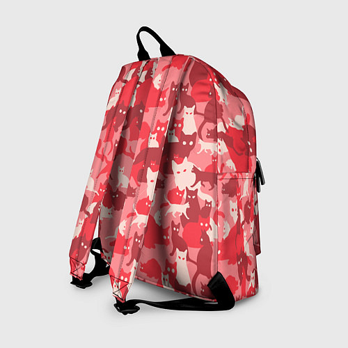 Рюкзак Розовый кошачий комуфляж / 3D-принт – фото 2