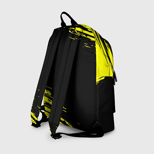 Рюкзак Pubg текстура краски жёлтые / 3D-принт – фото 2