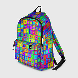 Рюкзак Узор из разноцветных квадратов