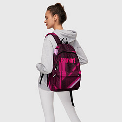 Рюкзак Fortnite броня розовая эпик, цвет: 3D-принт — фото 2